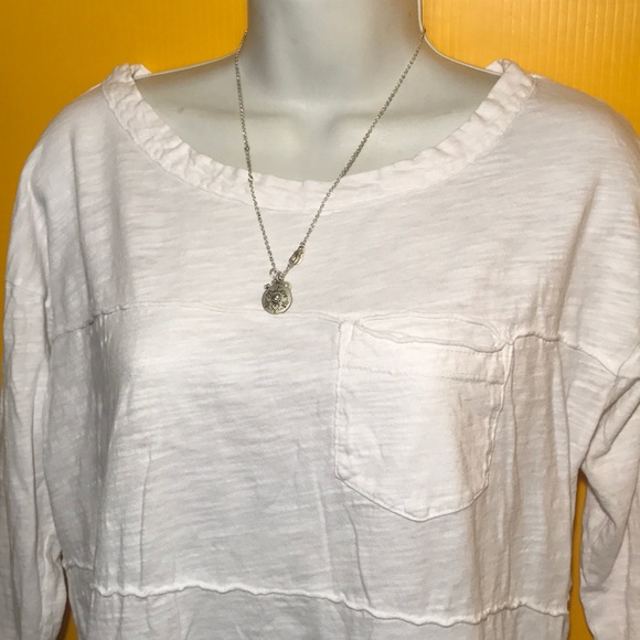 💗 Mod-O-Doc women's 3/4 Sleeve White Shirt Size S - Picture 6 of 8